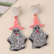 Wholesale Halloween Series Pumpkin Cartoon Funny Ghost Acrylic Earrings on Sale