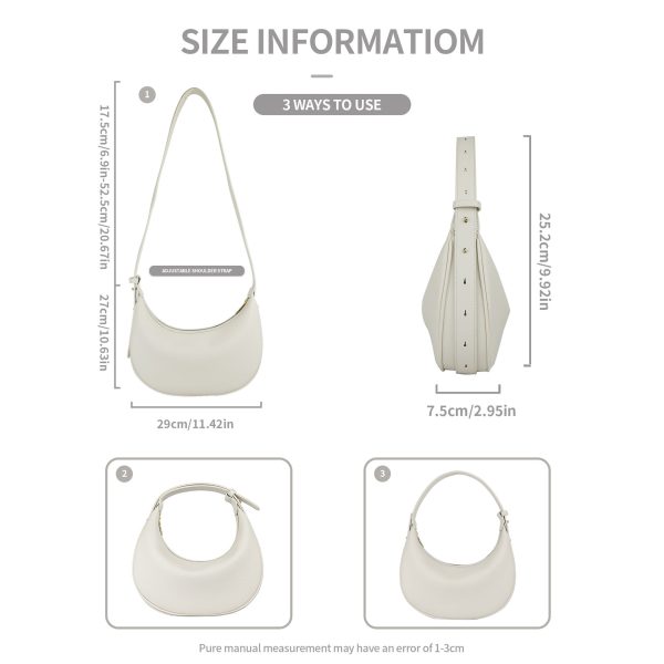 Wholesale Adjustable Shoulder Strap Crossbody Single Shoulder Crescent Dumpling Handbag Discount