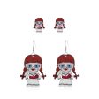 Wholesale Halloween Movie Horror Character Wooden Earrings Discount