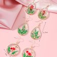 Wholesale Resin Epoxy Flower Earrings For Discount