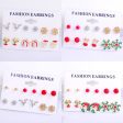 Wholesale Christmas Tree Snowflake Bell Earrings Earrings Set Discount