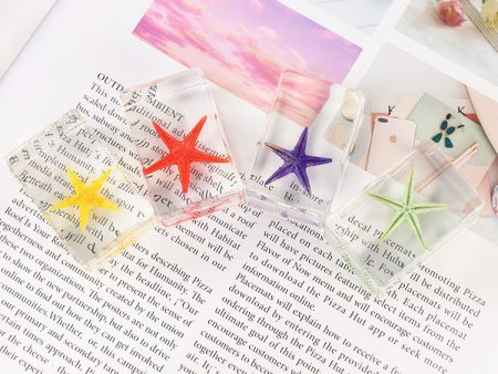 Wholesale 12pcs Epoxy Starfish Specimen Hot Sale Resin Crafts Ornaments Online Hot Sale