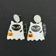 Wholesale Halloween Ghost Pumpkin Cartoon Animal Acrylic Earrings Online