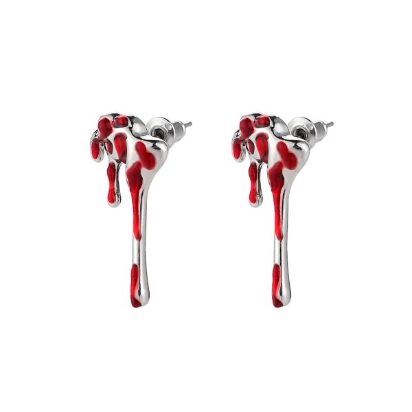 Wholesale Fashion Halloween Eclipse Blood Drop Earrings Online Sale