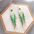 Wholesale Colorful Rice Beads Bohemian Tassel Earrings Online Hot Sale