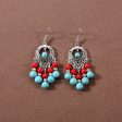 Wholesale Bohemian Tassel Turquoise Vintage Earrings For Discount