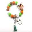 Wholesale Silicone Cartoon Christmas Elk Boots Bracelet Tassel Bracelet Keychain Online Sale