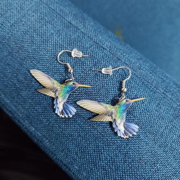 Wholesale Hummingbird Dove Eagle Owl Parrot Acrylic Bird Earrings Discount