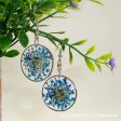 Wholesale 6pcs Lace Dried Flower Round Fashion Resin Earrings Online Sale