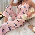 Wholesale Suspender Skirt Pants Suit Fashionable Printed Pajamas Supply