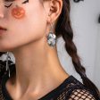 Wholesale Halloween Trendy Street Style Hip-hop Style Skull Earrings on Sale