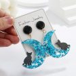 Wholesale Moon Star Cat Acrylic Earrings on Sale