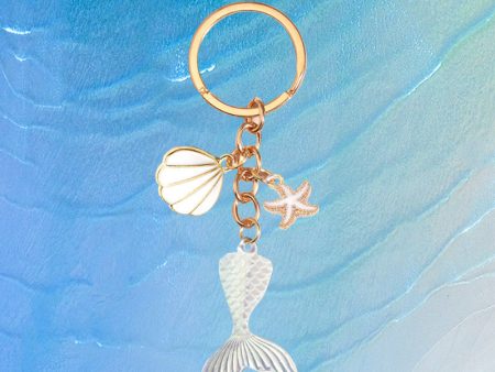 Wholesale Mermaid Tail Shell Keychain Fashion