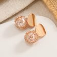 Wholesale Creative Woven Round Ball Artificial Pearl Ear Clips Online now