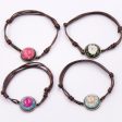 Wholesale 12pcs Resin Hand-woven Real Flower Bracelet For Sale