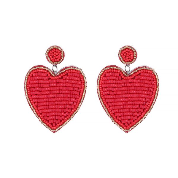 Wholesale Bohemian Creative Heart-shaped Earrings Cheap