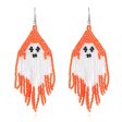 Wholesale Halloween Series Rice Bead Ghost Earrings Online Hot Sale