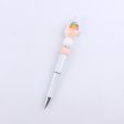 Wholesale Beaded Pens DIY Cute Cartoon Vase Flower House Tooth Glue Colorful Plastic Ballpoint Pen Cheap