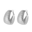 Wholesale Retro Exaggerated Gear Pattern C-Shaped Earrings For Sale