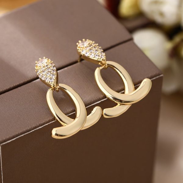 Wholesale French Exquisite Simple Elegant Earrings Online now