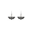 Wholesale Halloween Bat Alloy Earrings Fashion