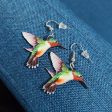 Wholesale Hummingbird Dove Eagle Owl Parrot Acrylic Bird Earrings Discount