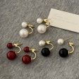 Wholesale Retro Front and Back Large and Small Beads One Style Two-wear Versatile Earrings Supply