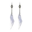 Wholesale Ethnic Style Chain Feather Earrings For Cheap