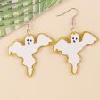 Wholesale Halloween Bat Pumpkin Ghost Acrylic Earrings Online Hot Sale