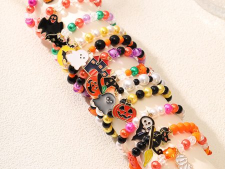 Wholesale  Halloween Pumpkin Orange Bracelet Supply