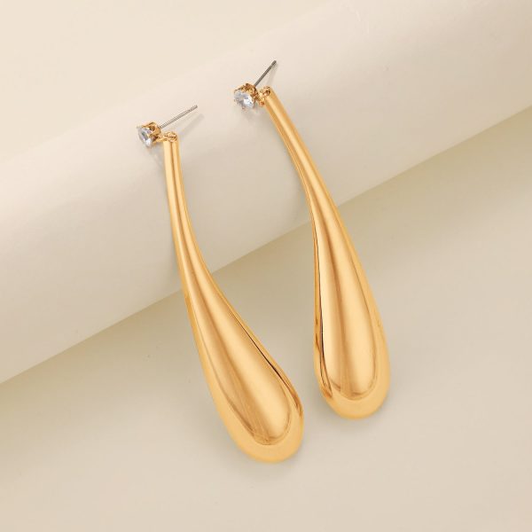 Wholesale Exaggerated Punk Style Big Water Drop Fashion Earrings Discount