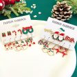 Wholesale Christmas Oil Drip Christmas Bell Elk Earrings Set Sale