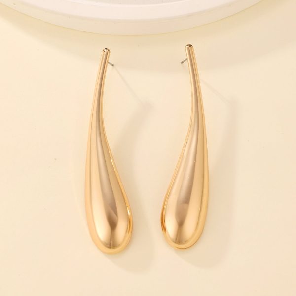 Wholesale Exaggerated Punk Style Big Water Drop Fashion Earrings Discount