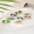 Wholesale 6pcs Pearlescent Real Flower Hairpins Supply