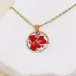 Wholesale 6pcs Moon Series Dried Flower Handmade Epoxy Pendant Necklace Online Hot Sale