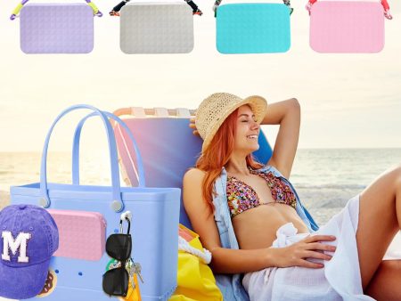 Wholesale Silicone Beach Phone Pendant Bag Beach Bag Handbag Sale