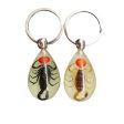 Wholesale 6pcs Real Insect Glue Resin Specimen Keychain Discount