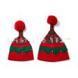 Wholesale Autumn and Winter Christmas Halloween Bell Parent-kid Knitted Striped Beanie Hot on Sale