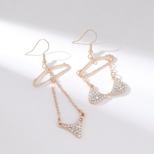 Wholesale Creative Zirconia Bikini Earrings Hot on Sale