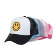 Wholesale Fashionable All-match Smiley Face Mesh Hat For Cheap