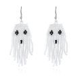 Wholesale Creative Halloween Series Tassel Handmade Rice Beads Skull Ghost Earrings Cheap