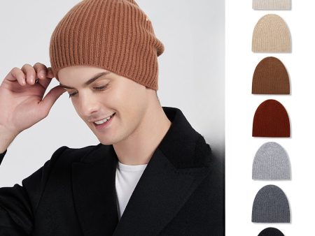 Wholesale Autumn and Winter Pure Wool Knitted Hat Online now