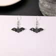 Wholesale Dark Halloween Bat Funny Animal Punk Design Earrings Online now