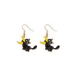 Wholesale Halloween Horror Funny Skull Creative Cat Sun Moon Earrings For Discount