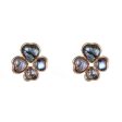 Wholesale Four-leaf Flower Fashion Abalone All-match Trendy Earrings Online Sale