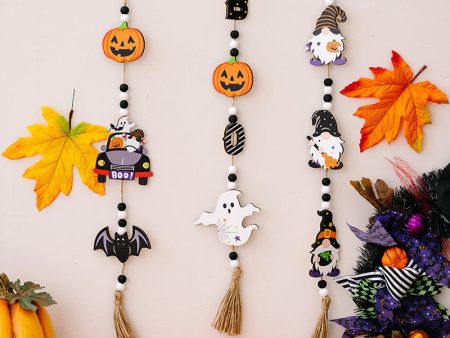 Wholesale New Halloween Witch Pumpkin Bat Tag Ornament For Cheap