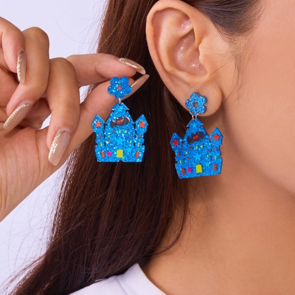 Wholesale Creative Halloween Acrylic Earrings Supply