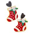 Wholesale Christmas Gift Socks Acrylic Earrings For Cheap