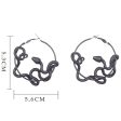 Wholesale Fashion Exaggerated Retro Creative Beauty Snake Earrings Hot on Sale