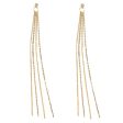 Wholesale Diamond Tassel Palace Style Long Geometric Earrings Fashion